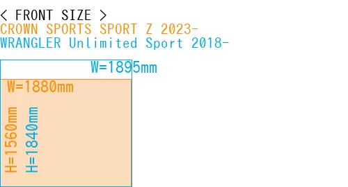 #CROWN SPORTS SPORT Z 2023- + WRANGLER Unlimited Sport 2018-